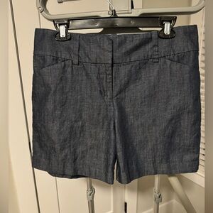 Denim look shorts by Ann Taylor